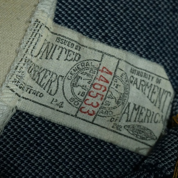 Vintage 70s Lee Riders Jeans Sanforized Raw Denim Mens 32x28 Union Made RARE - Picture 12 of 13